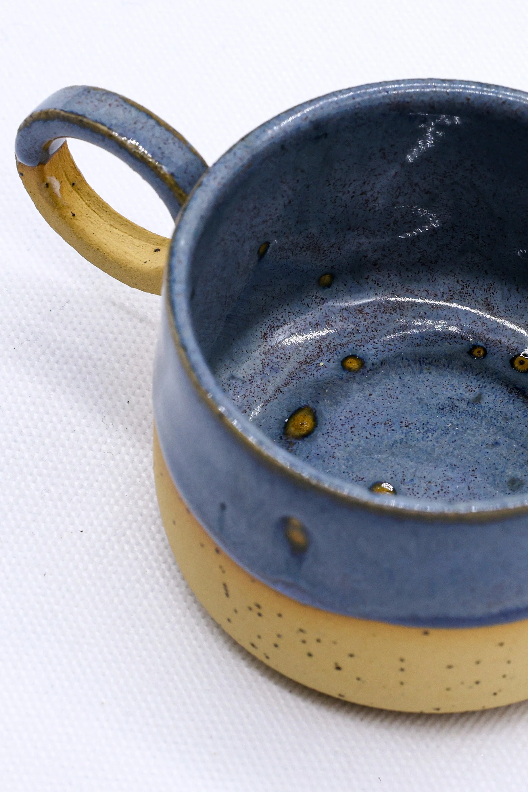 Blunero Perugia Handmade Stoneware Ceramic Mug - Image 3