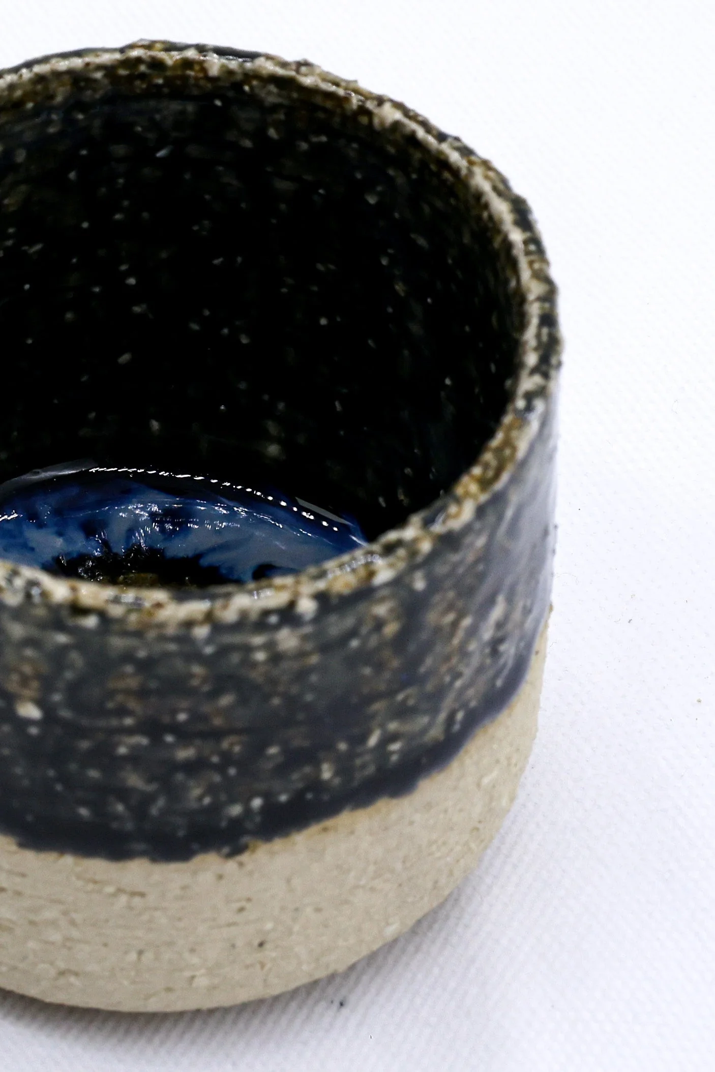 Blunero Picollo Handmade Ceramic Milled Stoneware Espresso Mug - Image 3