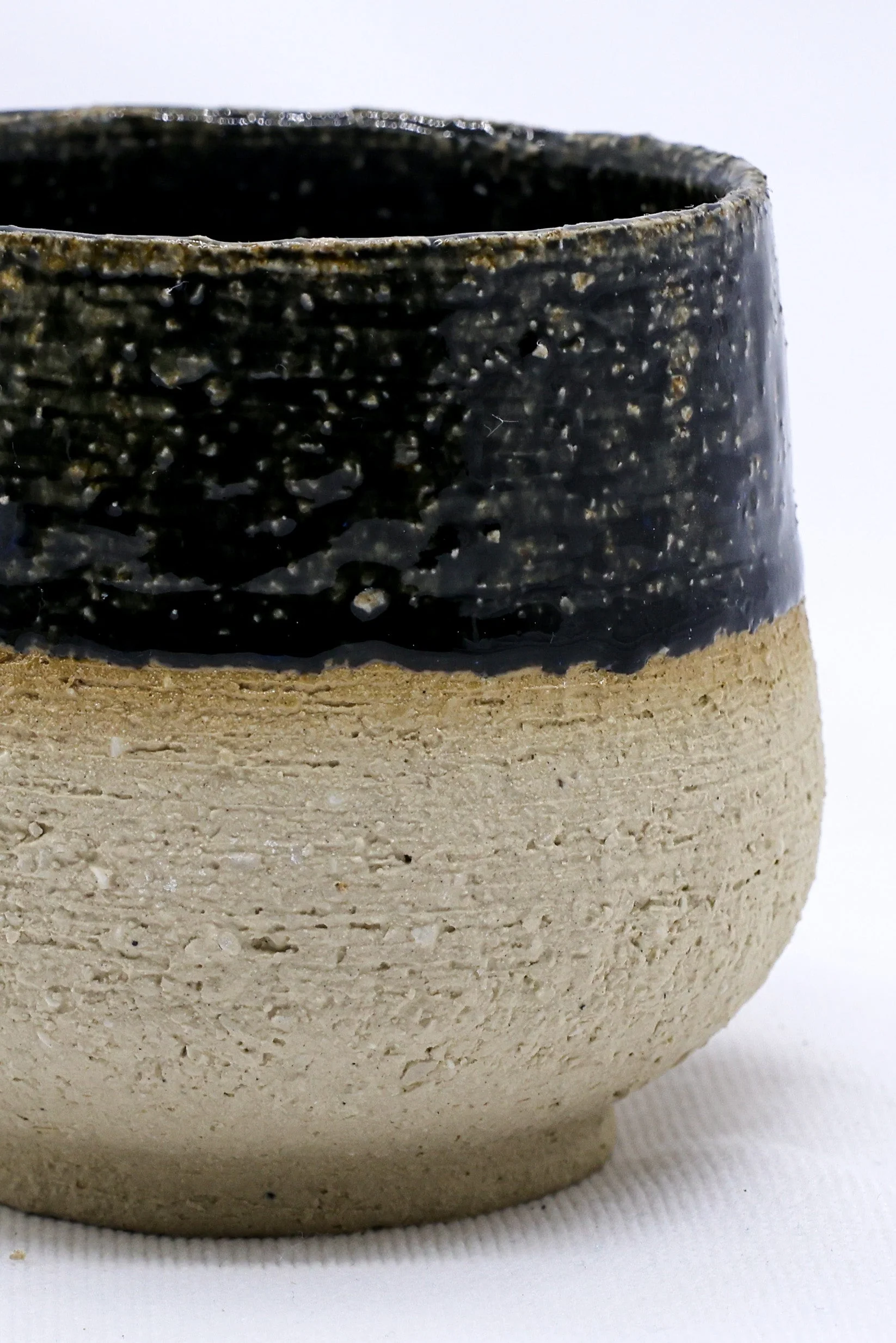 Blunero Tazza Handmade Ceramic Milled Stoneware Cappucino Mug - Image 2