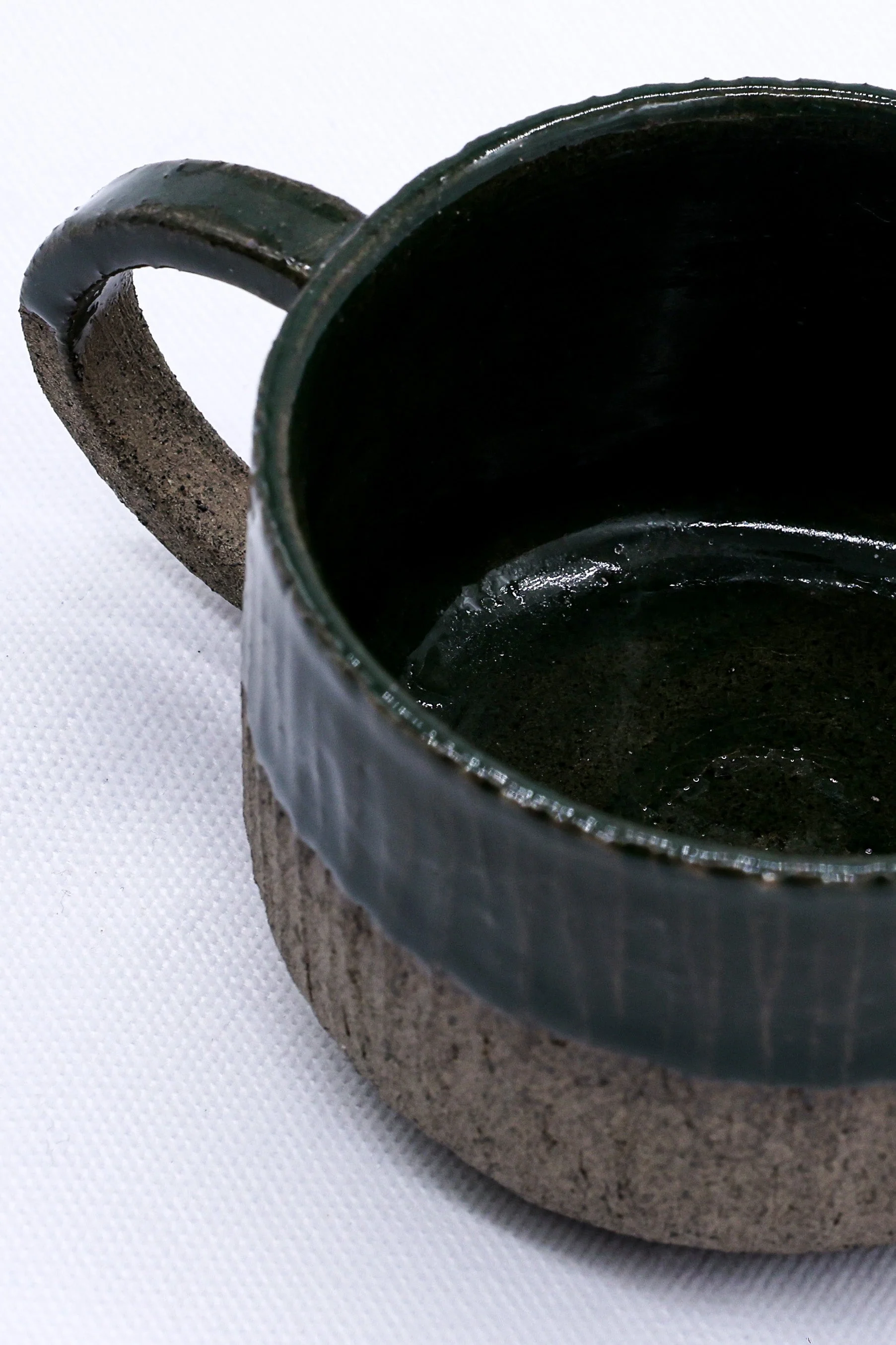 Bluverde Arte Handmade Ceramic Smoked Grey Stoneware Mug - Image 4