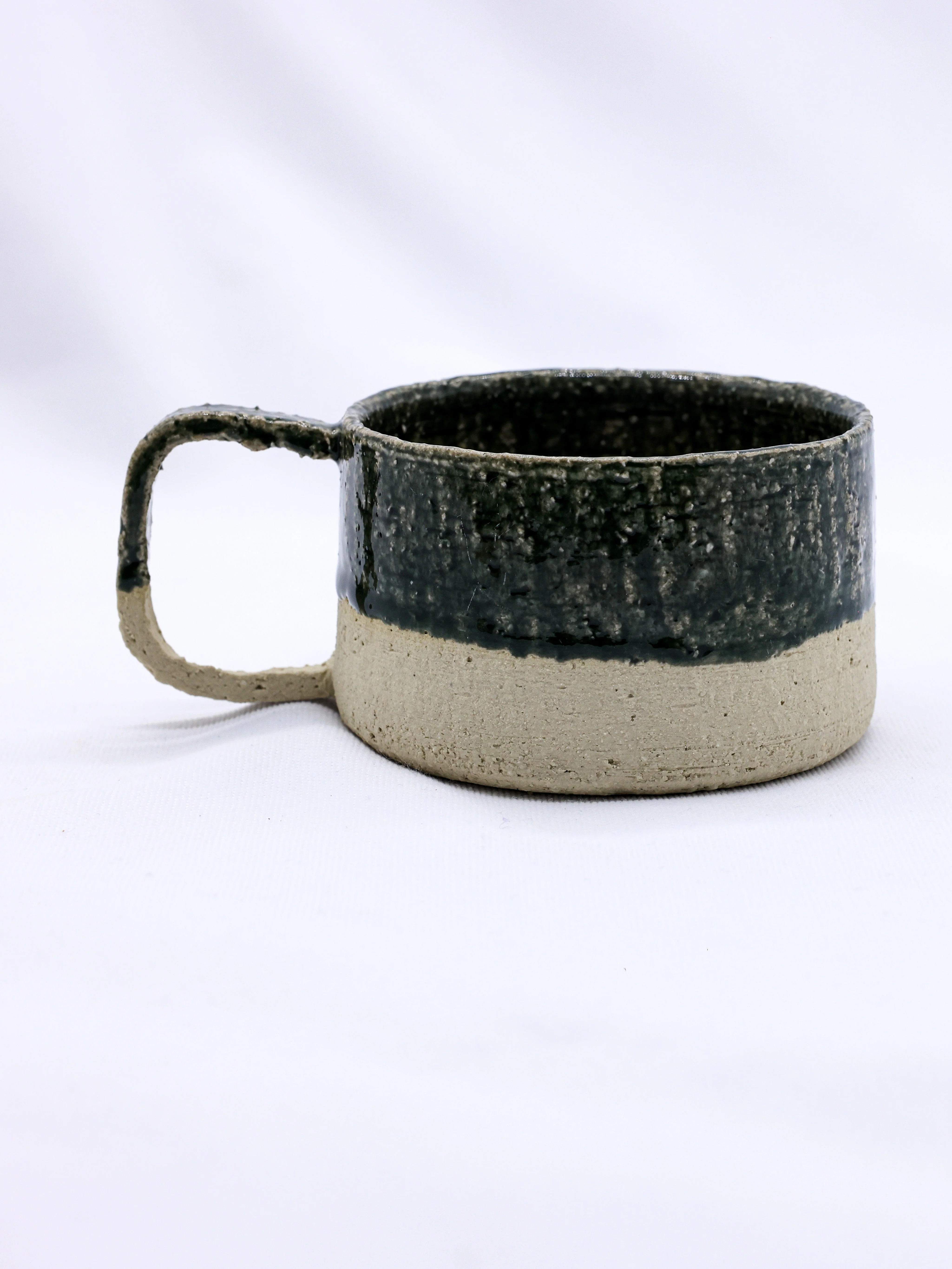 Bluverde Grande Handmade Milled Stoneware Big Ceramic Mug - Image 2