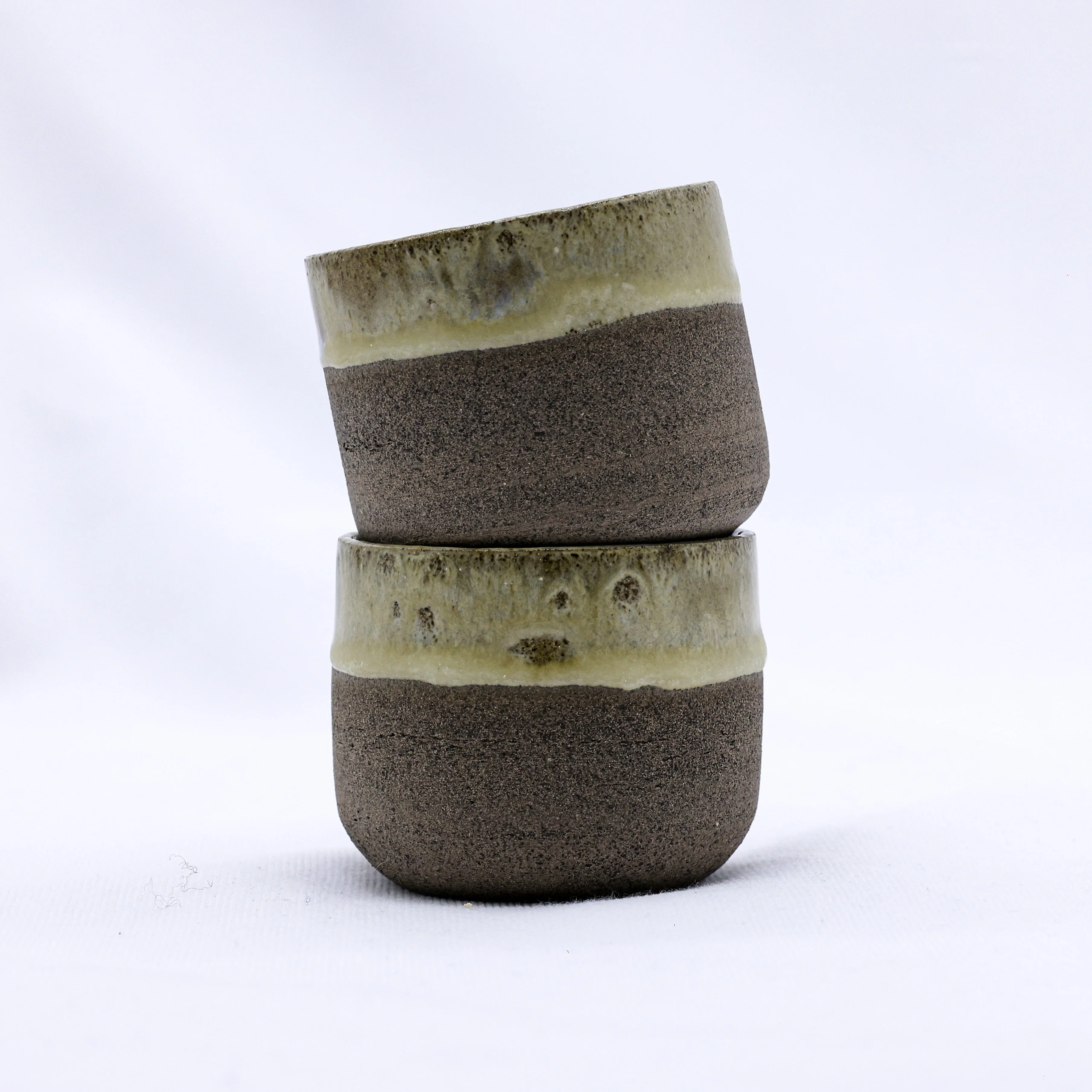 Bluverde Picollo Grey Handmade Ceramic Stoneware Espresso Mug - Image 4