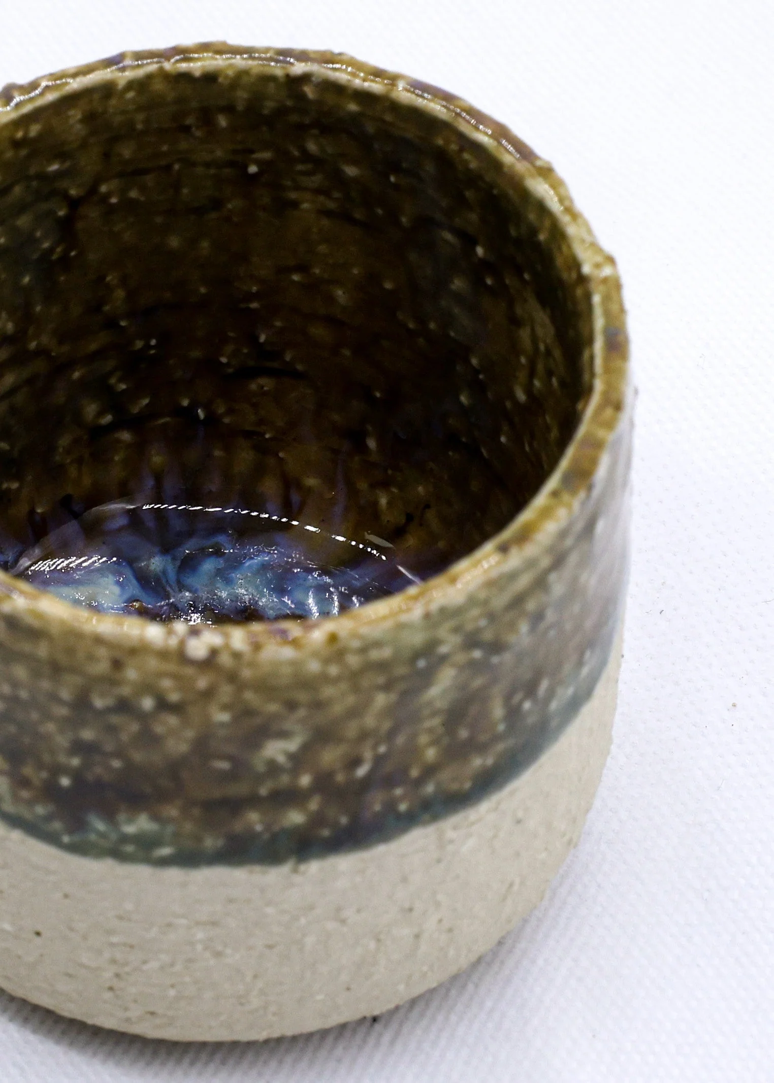 Bluverde Picollo Handmade Ceramic Milled Stoneware Espresso Mug - Image 2