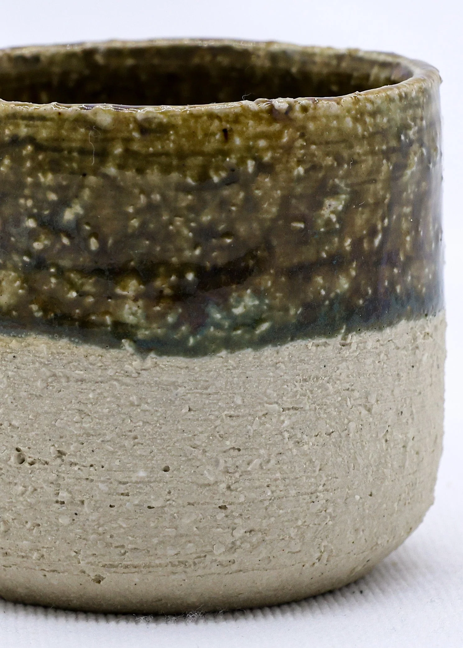 Bluverde Picollo Handmade Ceramic Milled Stoneware Espresso Mug - Image 3