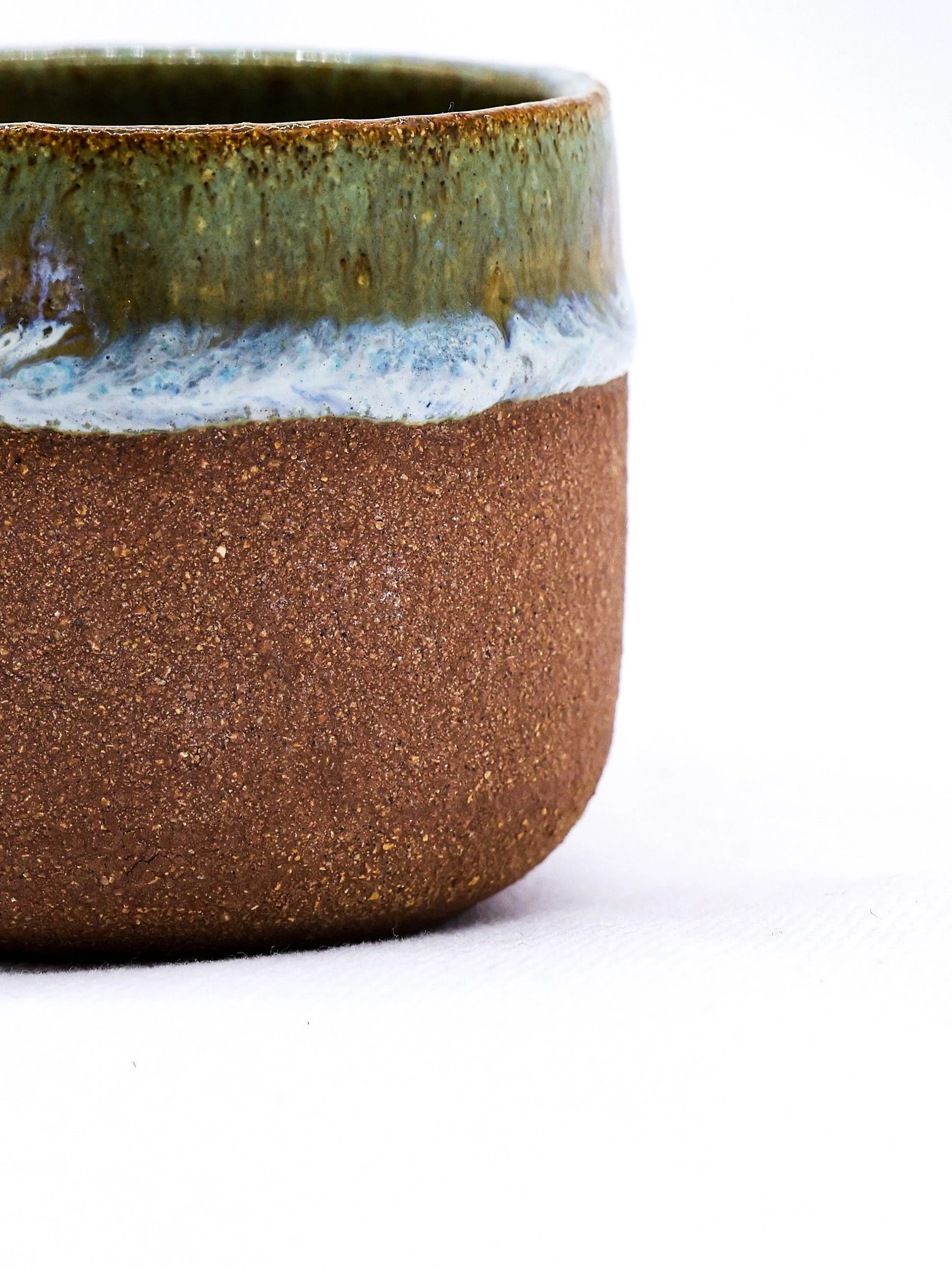 Bluverde Picollo Handmade Ceramic Terra Stoneware Espresso Mug - Image 3