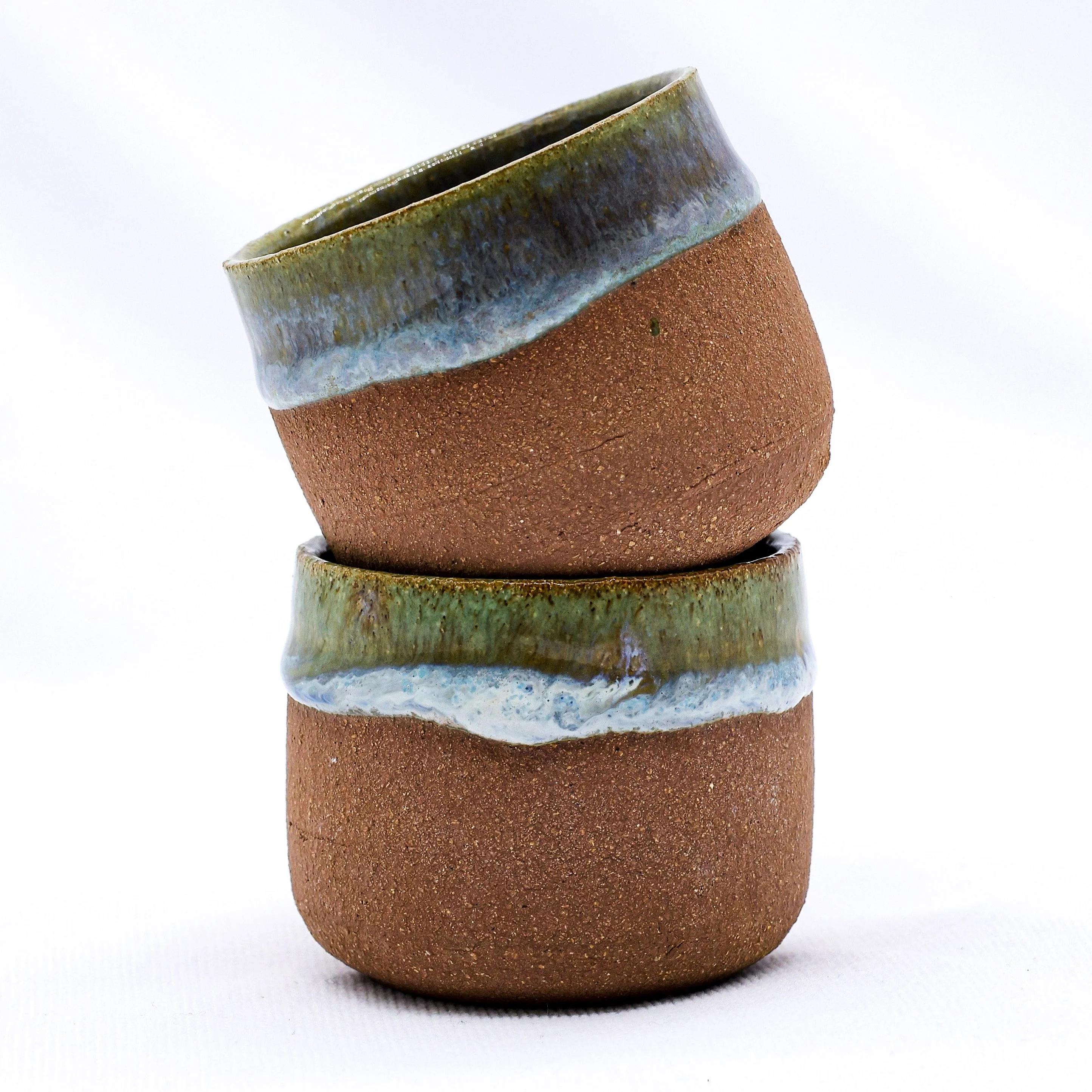 Bluverde Picollo Handmade Ceramic Terra Stoneware Espresso Mug - Image 4