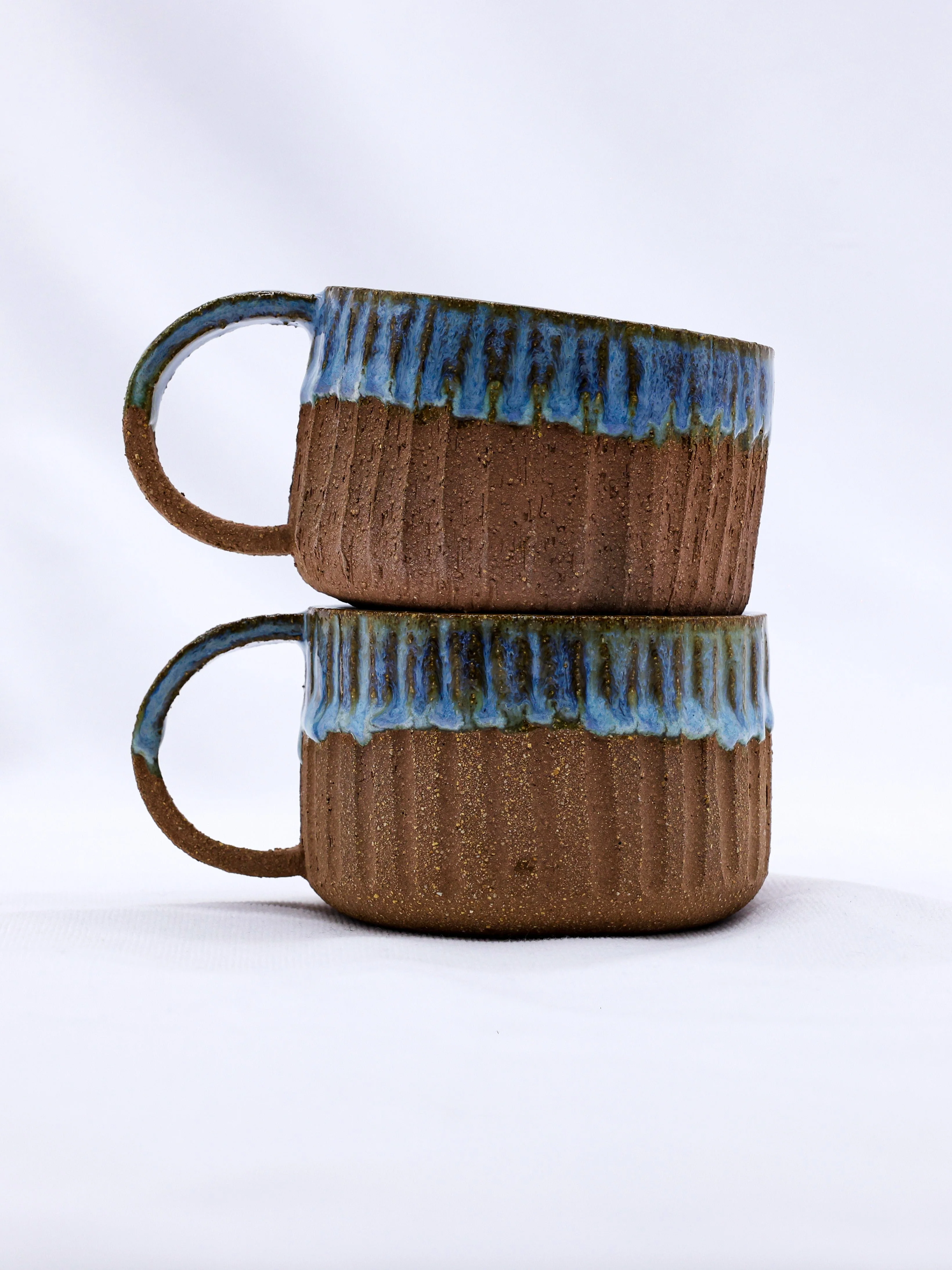 Bluvio Arte Handmade Ceramic Terra Stoneware Mug - Image 4