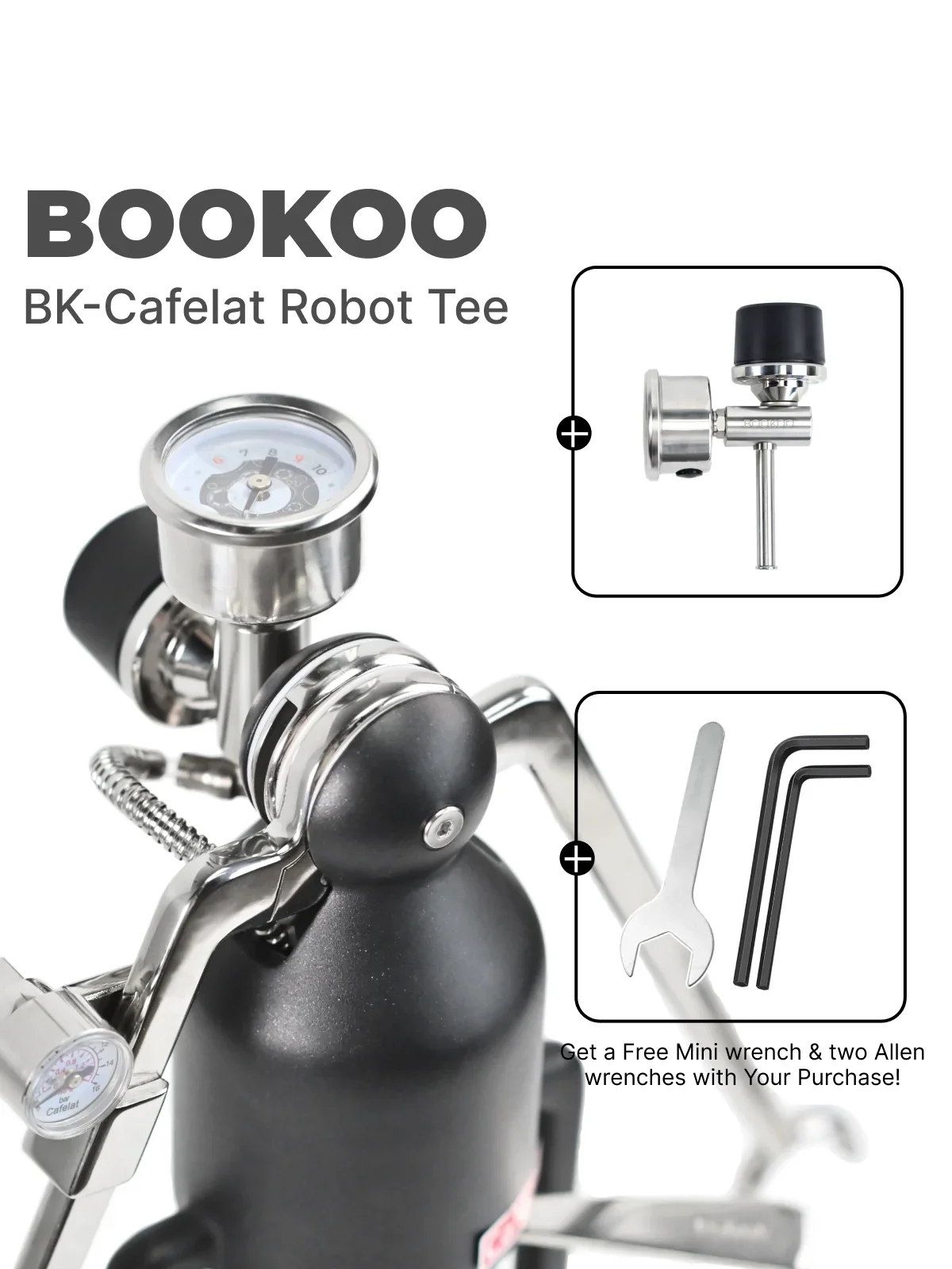 BooKoo Espresso Monitor - Bluetooth Pressure Transducer for E61 Flair58 - Image 12