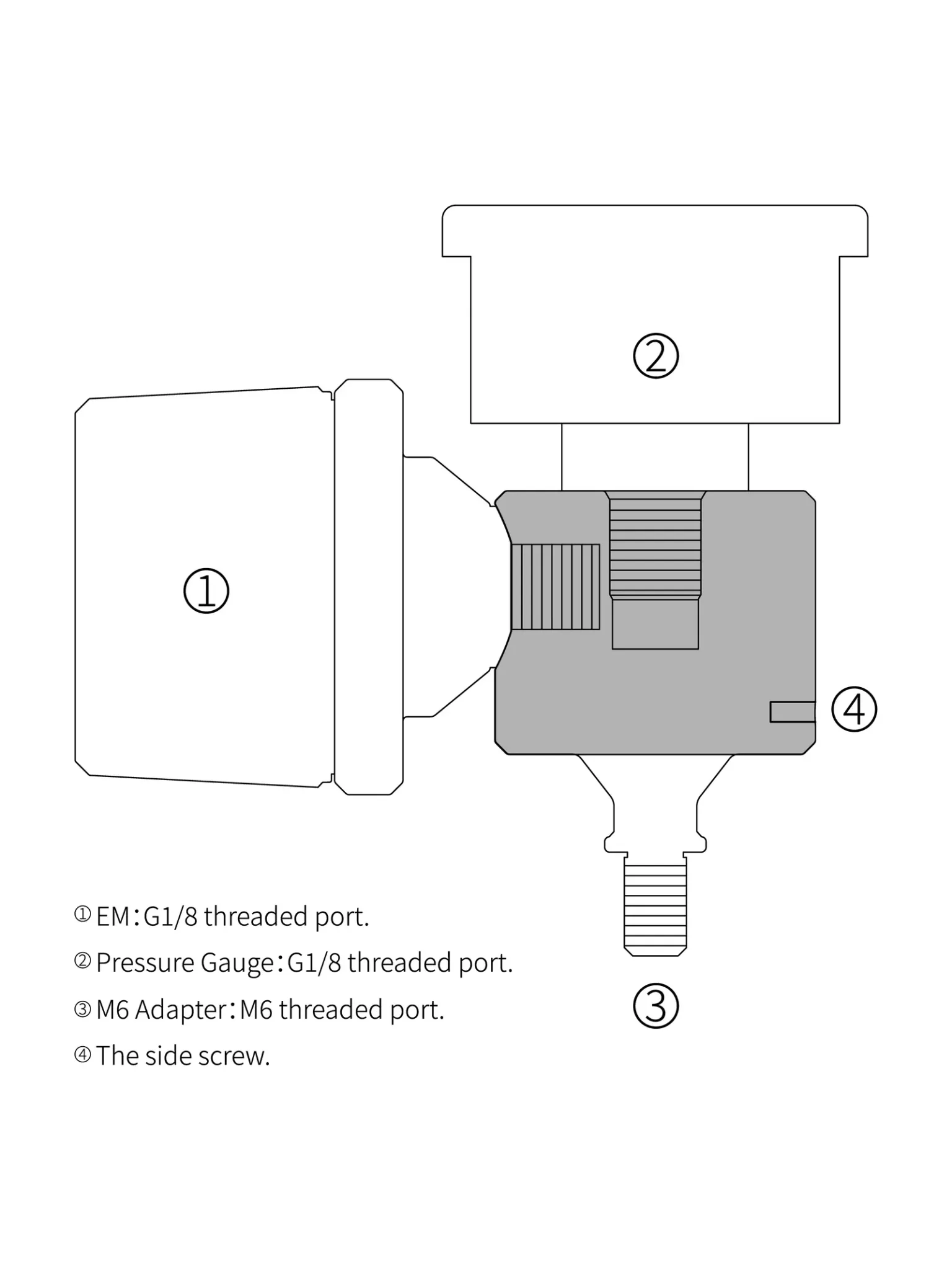BooKoo EM - M6 Tee and Gauge for E61 Machines - Image 3