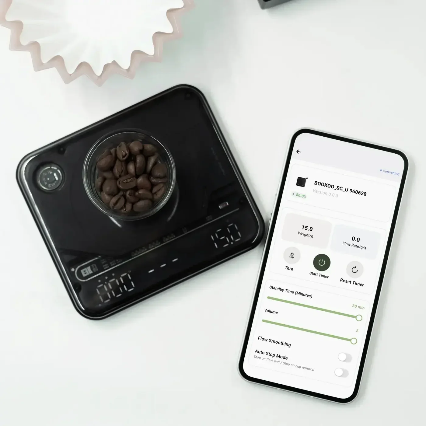 BooKoo Themis Ultra Smart Bluetooth Espresso Scales - Image 3