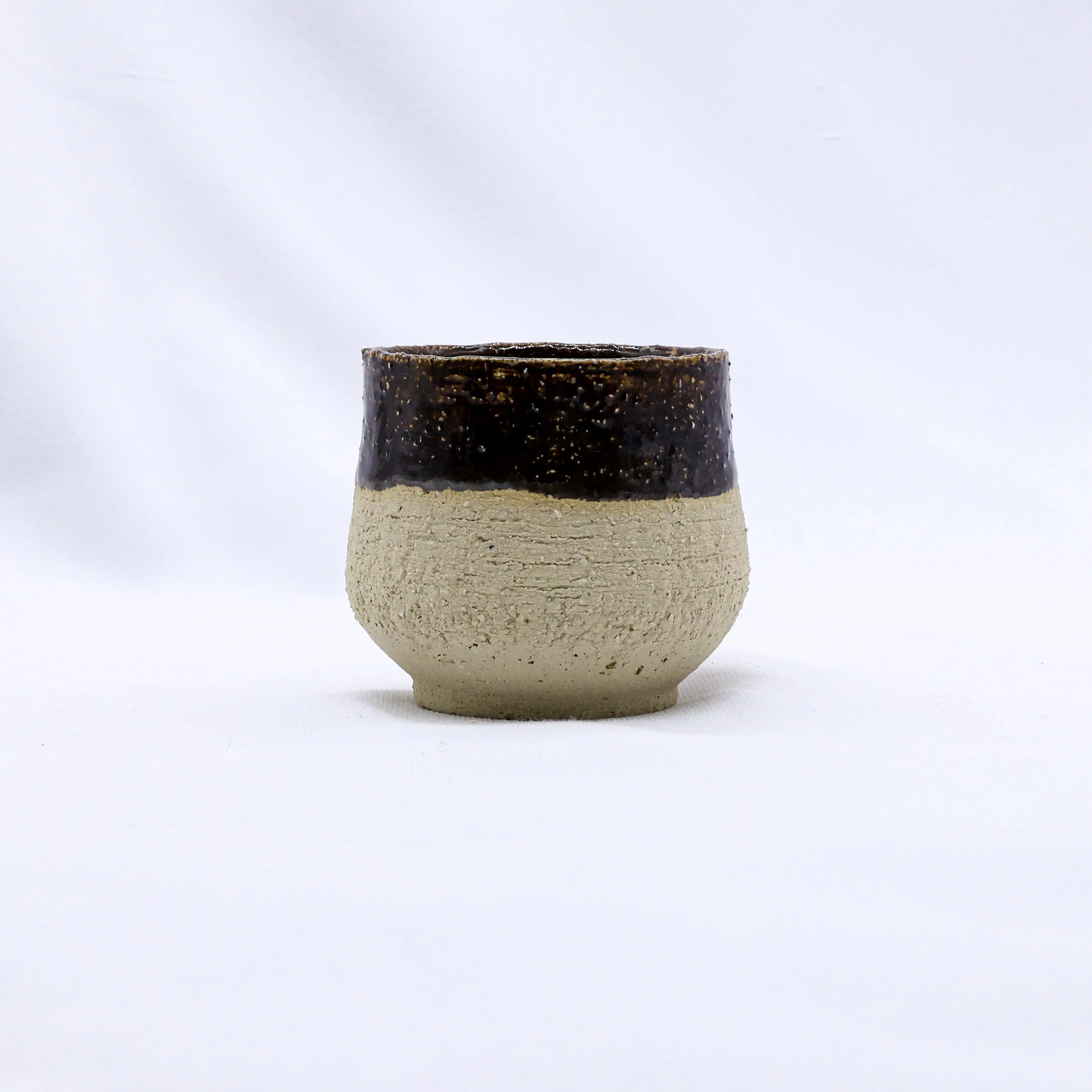 Bruno Tazza Handmade Ceramic Milled Stoneware Cappucino Mug