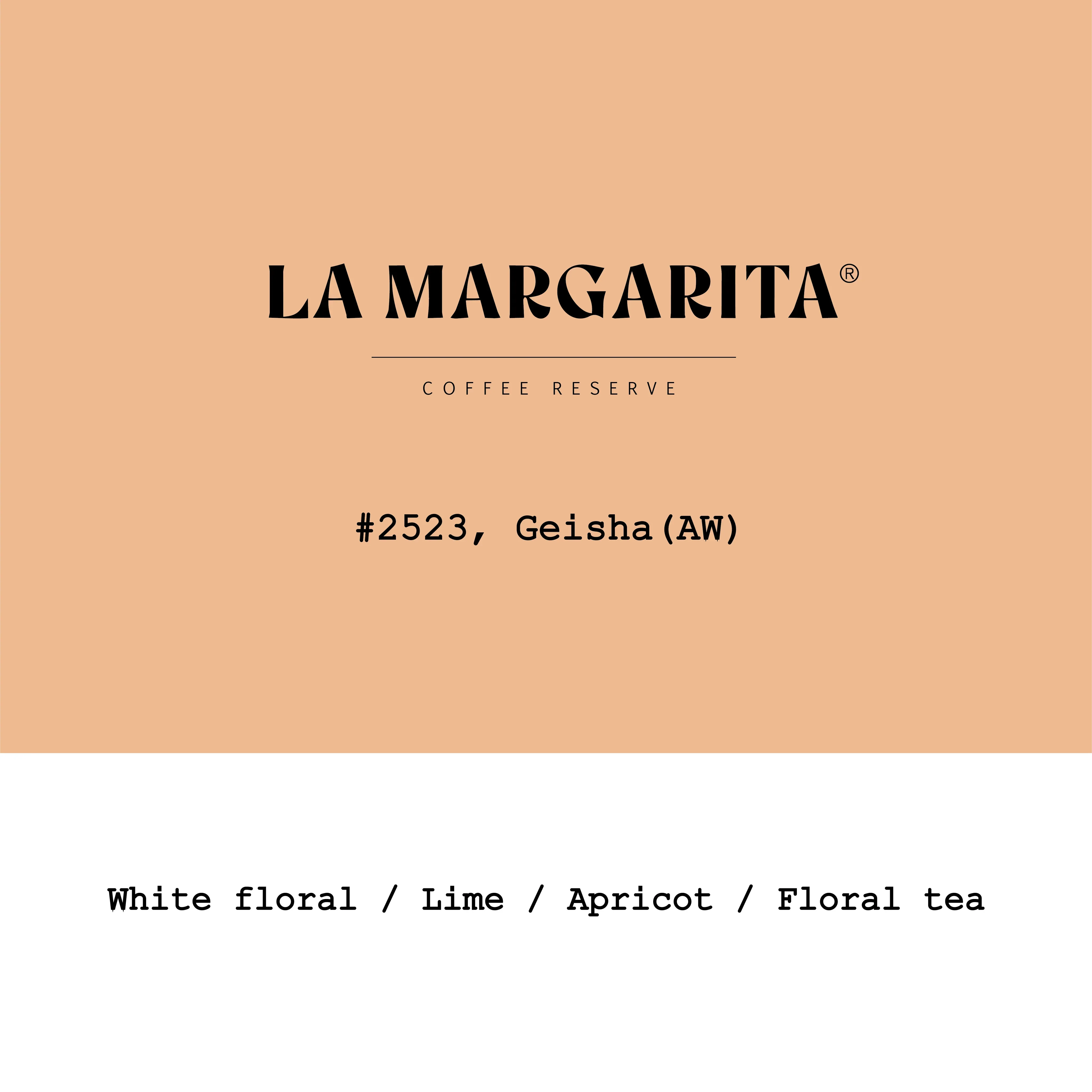 Goût & Co - Peru La Margarita, Geisha Lot #2523 Anaerobic Washed