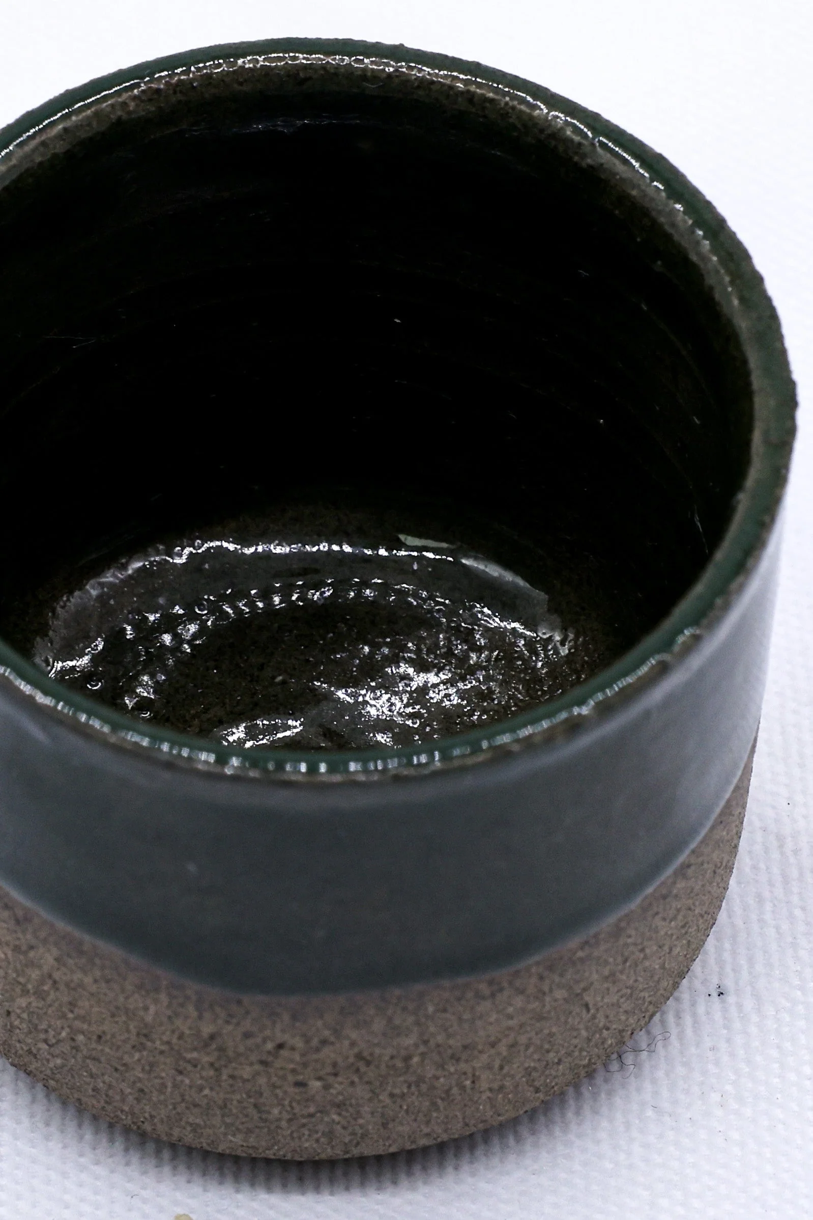 Green Picollo Smoked Grey Handmade Ceramic Stoneware Espresso Mug - Image 3
