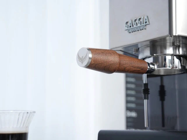 Seconds - KNODOS Bottomless Portafilter | Rosewood Handle - Image 11