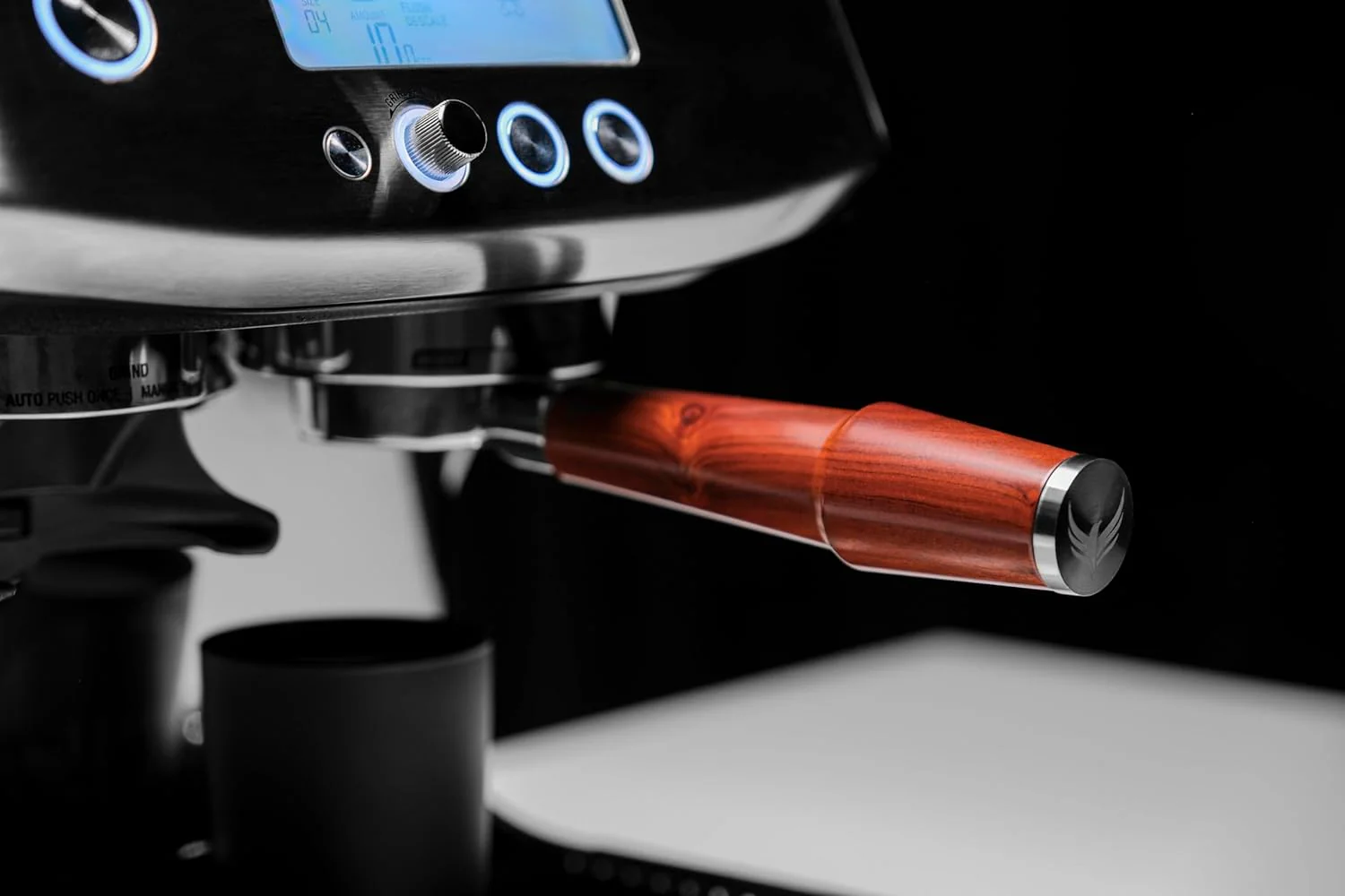 Seconds - KNODOS Bottomless Portafilter | Rosewood Handle - Image 4
