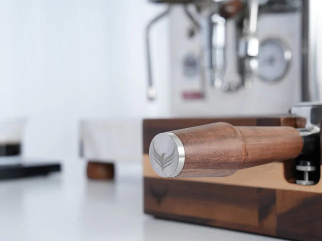 Seconds - KNODOS Bottomless Portafilter | Rosewood Handle - Image 8