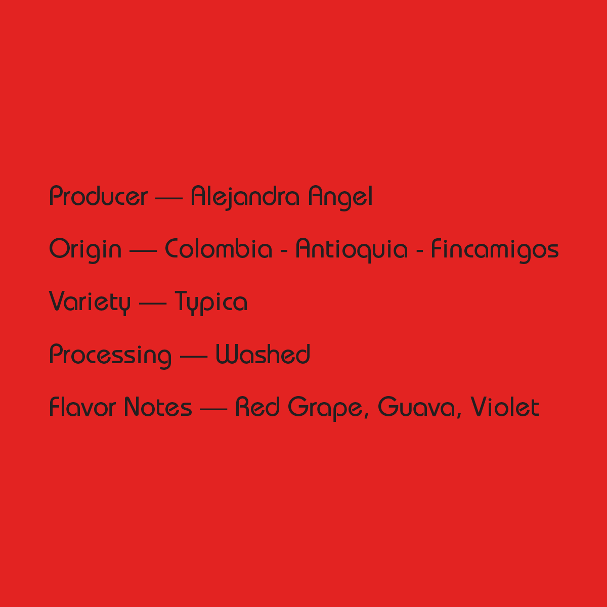 Mirra - Alejandra Angel, Washed Typica - Image 2