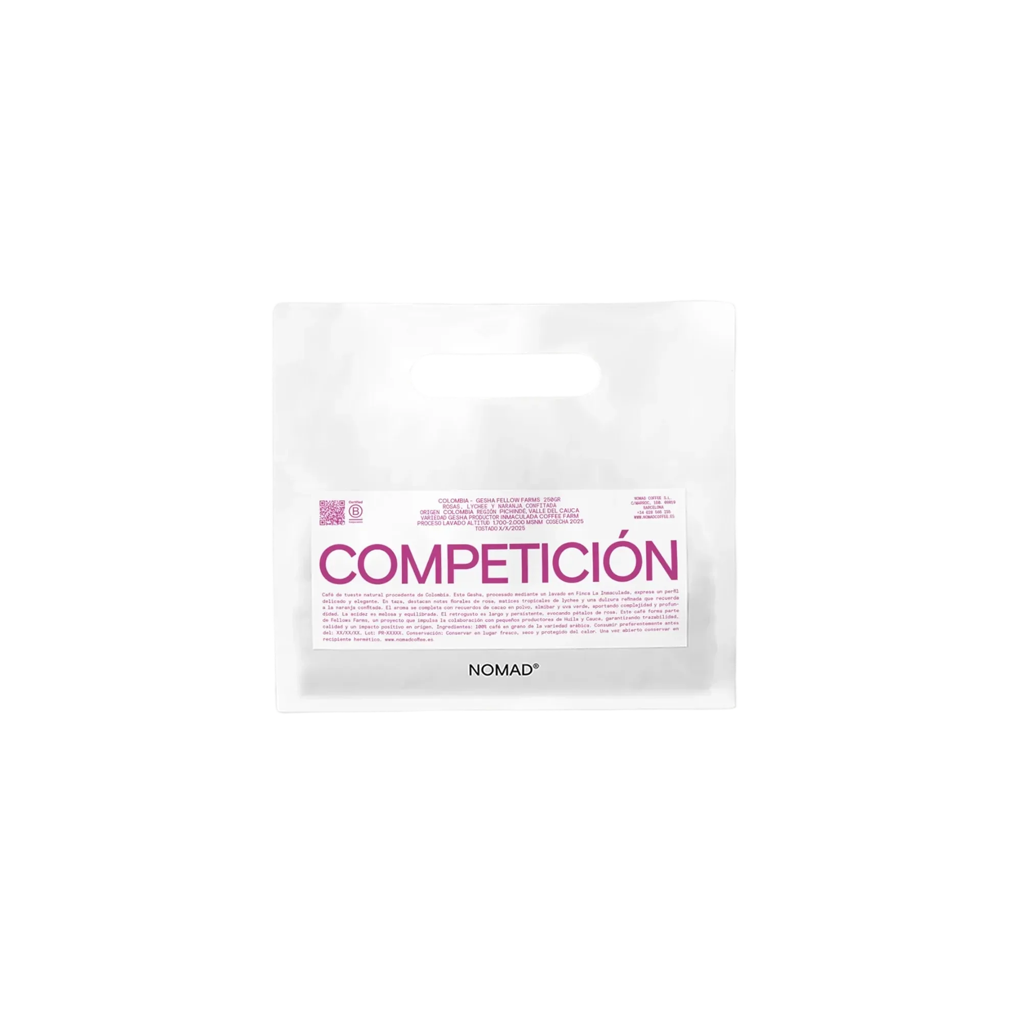 Nomad Coffee - Competition - Fellow Farms, Washed Gesha
