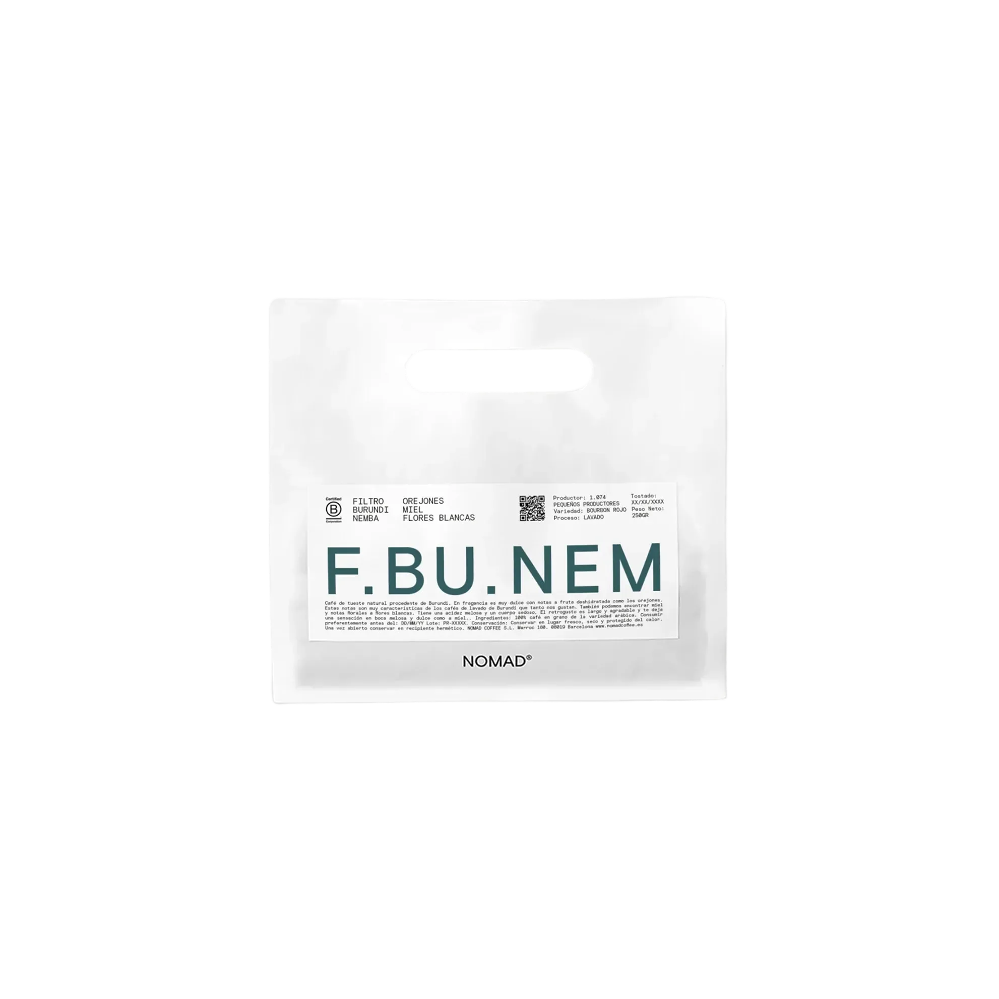 Nomad Coffee - Filter - Nemba, Washed Red Bourbon | Burundi