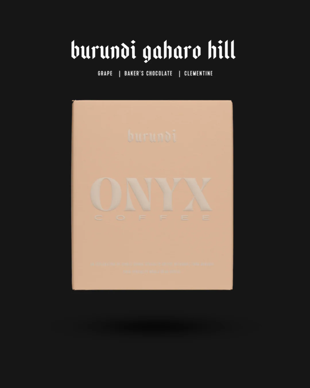 Onyx Coffee - Burundi Gaharo Hill