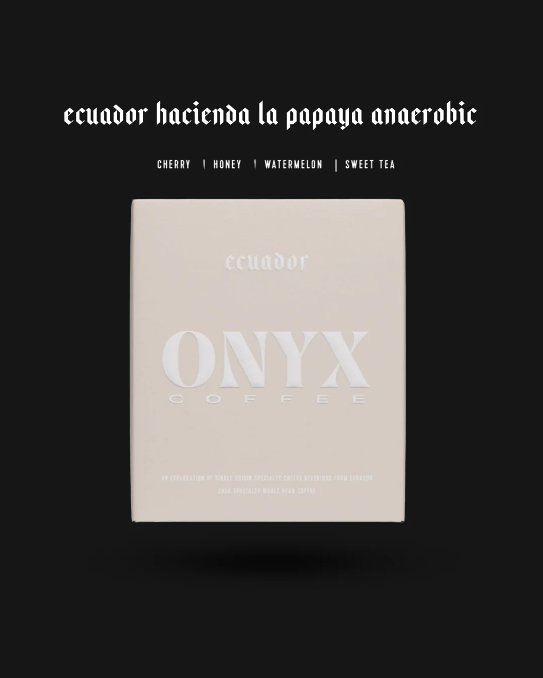 Onyx Coffee - Hacienda La Papaya, Typica Anaerobic - Ecuador