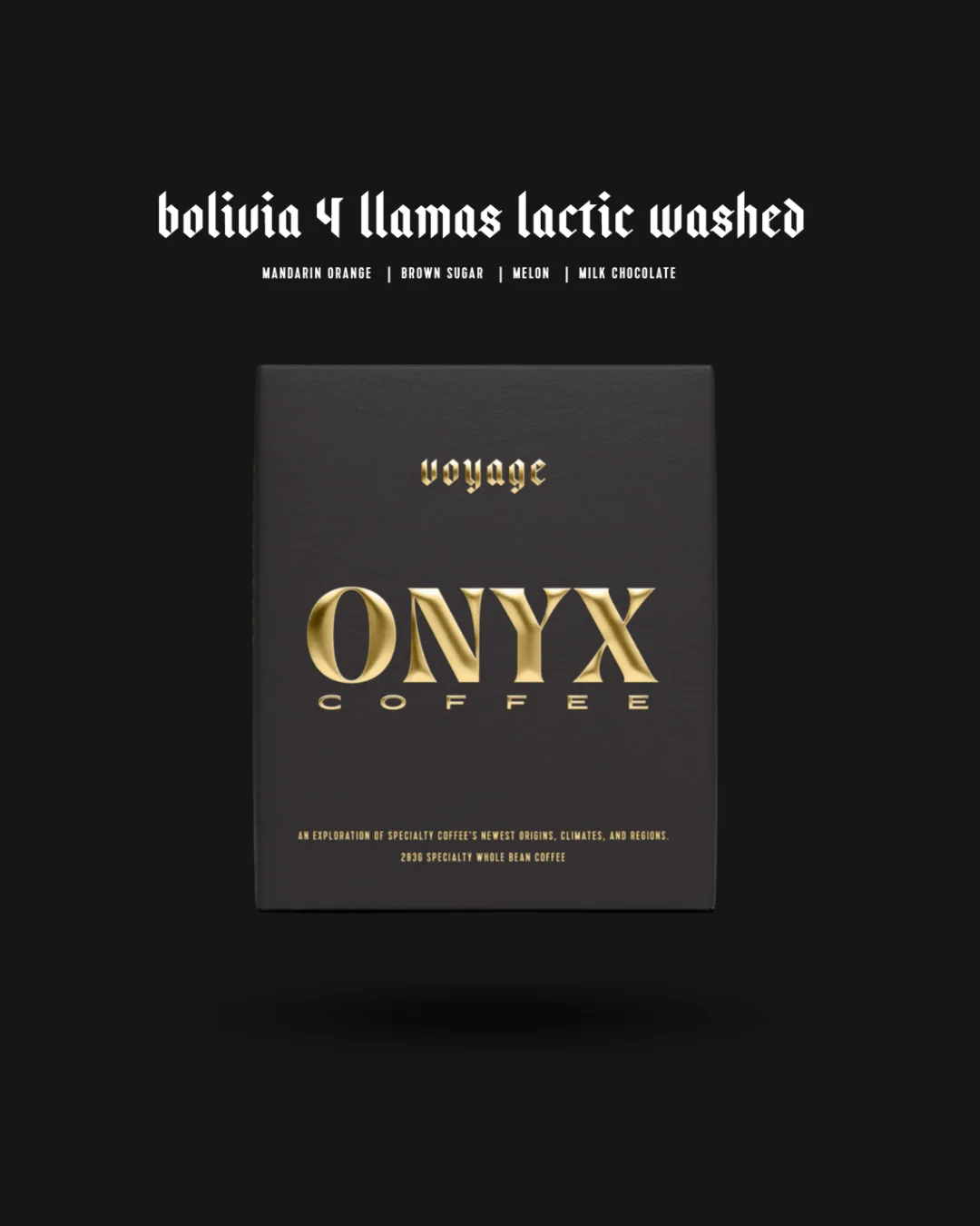 Onyx Coffee - Voyage - Bolivia 4 Llamas, Lactic Washed