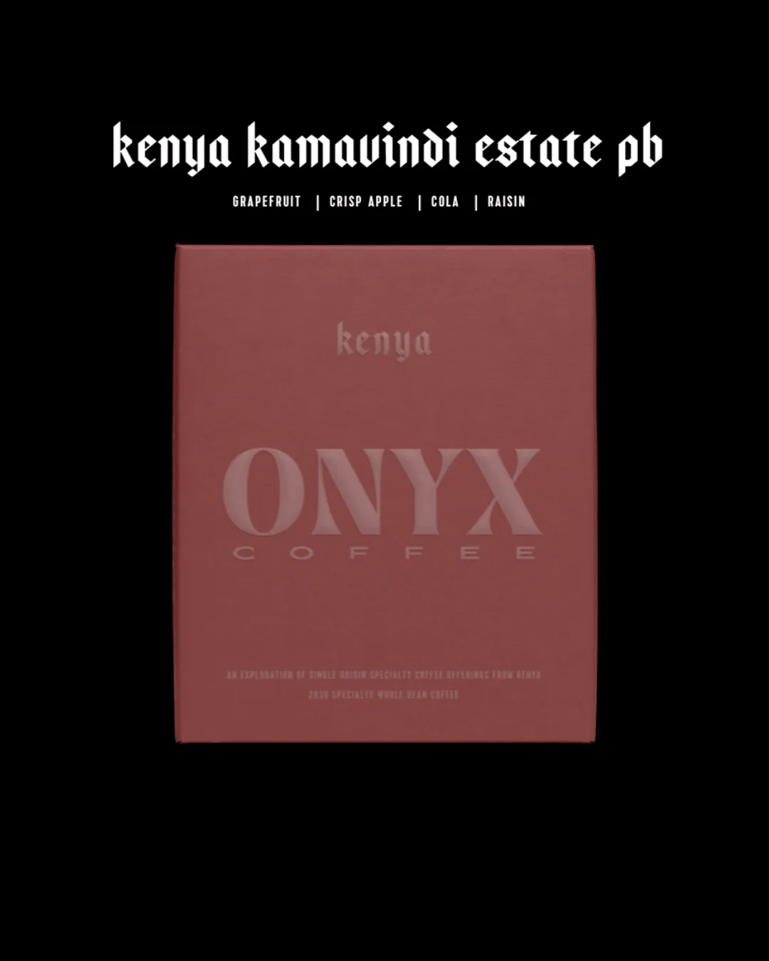 Onyx - Kenya - Kamavindi Estate PB