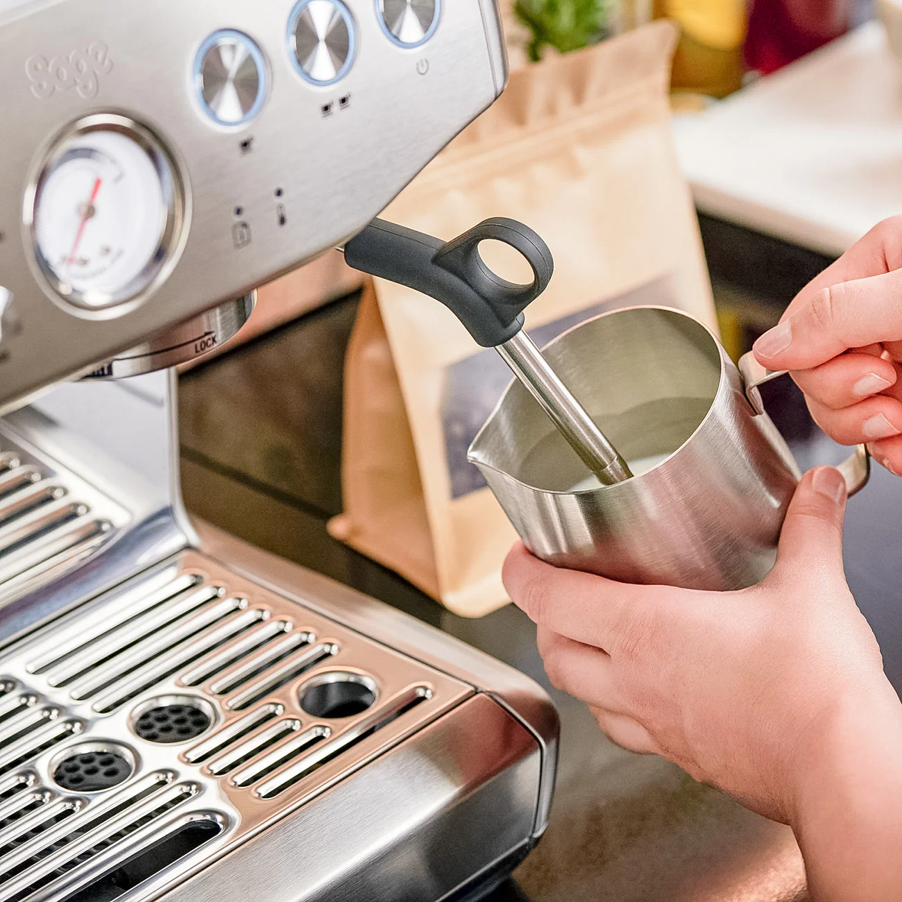Sage Barista Express Impress Espresso Machine (Stainless Steel) - Image 13