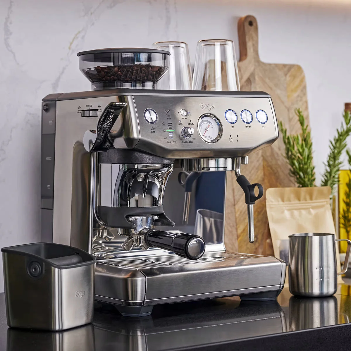 Sage Barista Express Impress Espresso Machine (Stainless Steel) - Image 15