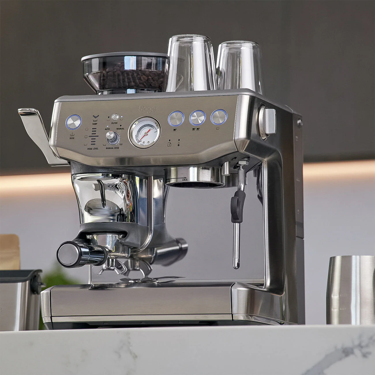 Sage Barista Express Impress Espresso Machine (Stainless Steel) - Image 4