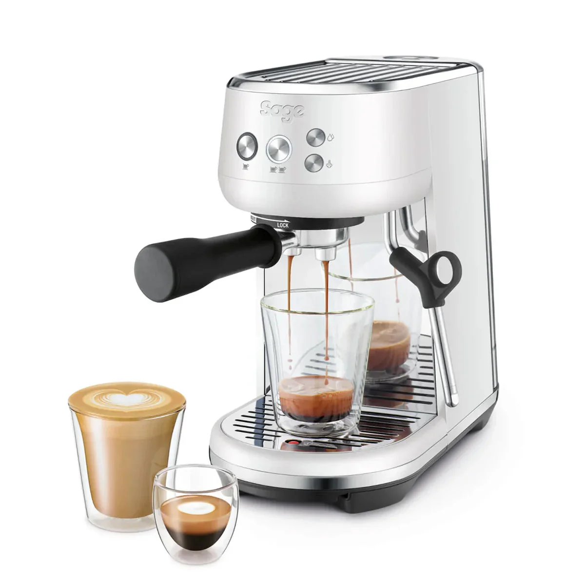 Sage The Bambino Espresso Machine (Sea Salt) - Image 4