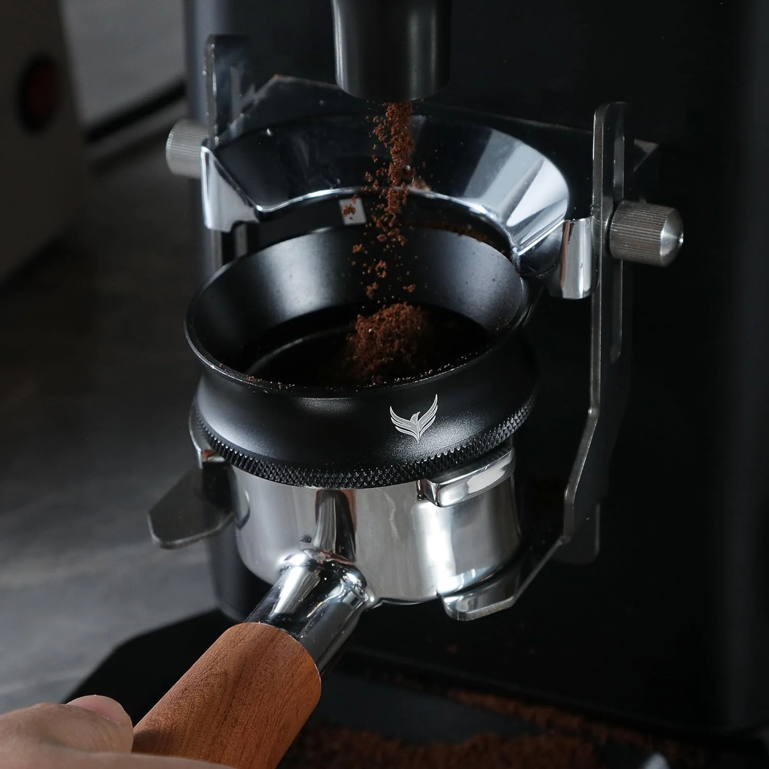Seconds - KNODOS Portafilter Magnetic Dosing Funnel and Espresso Puck Screen Set - Image 3