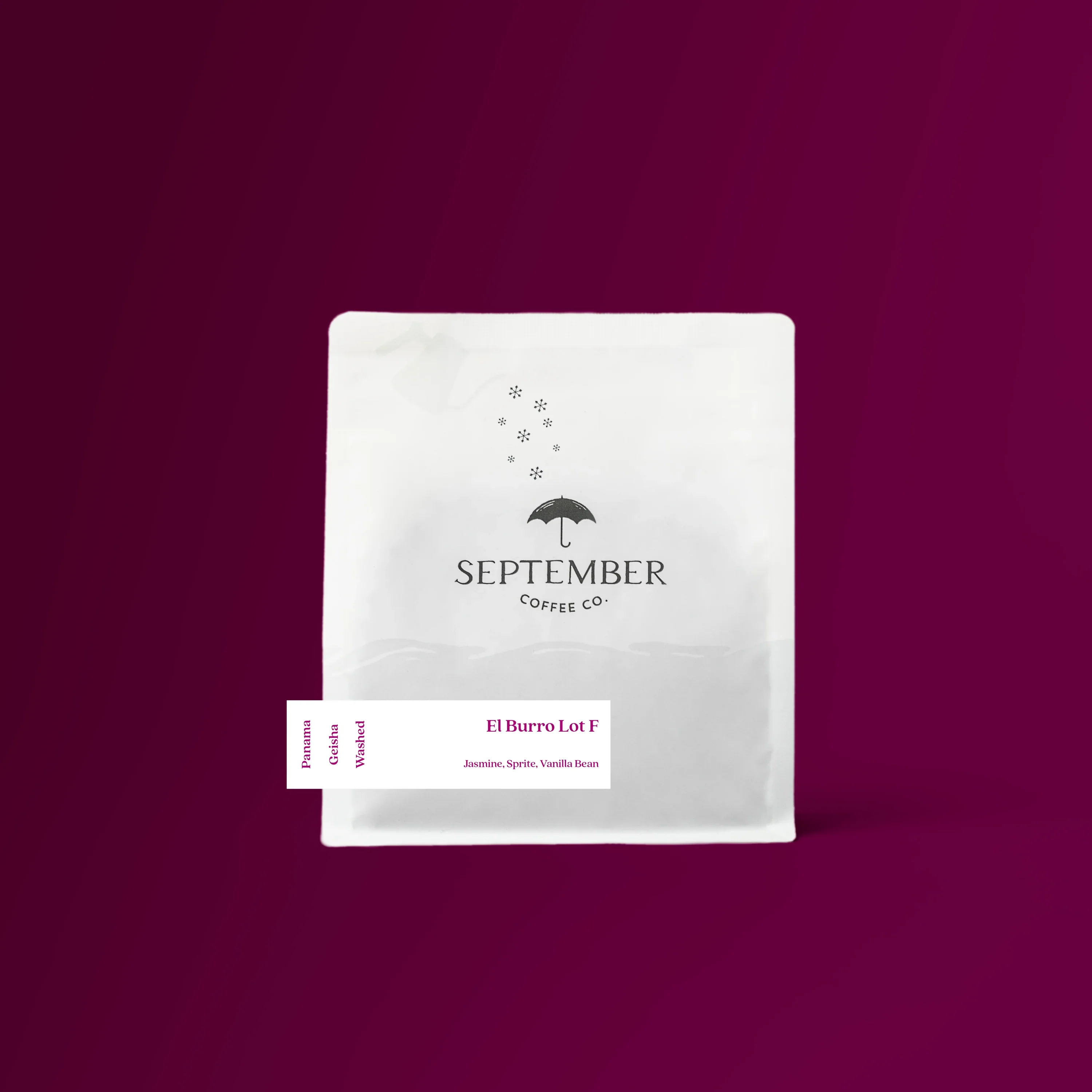 September Coffee Co. - El Burro Lot F - Washed Gesha | Panama