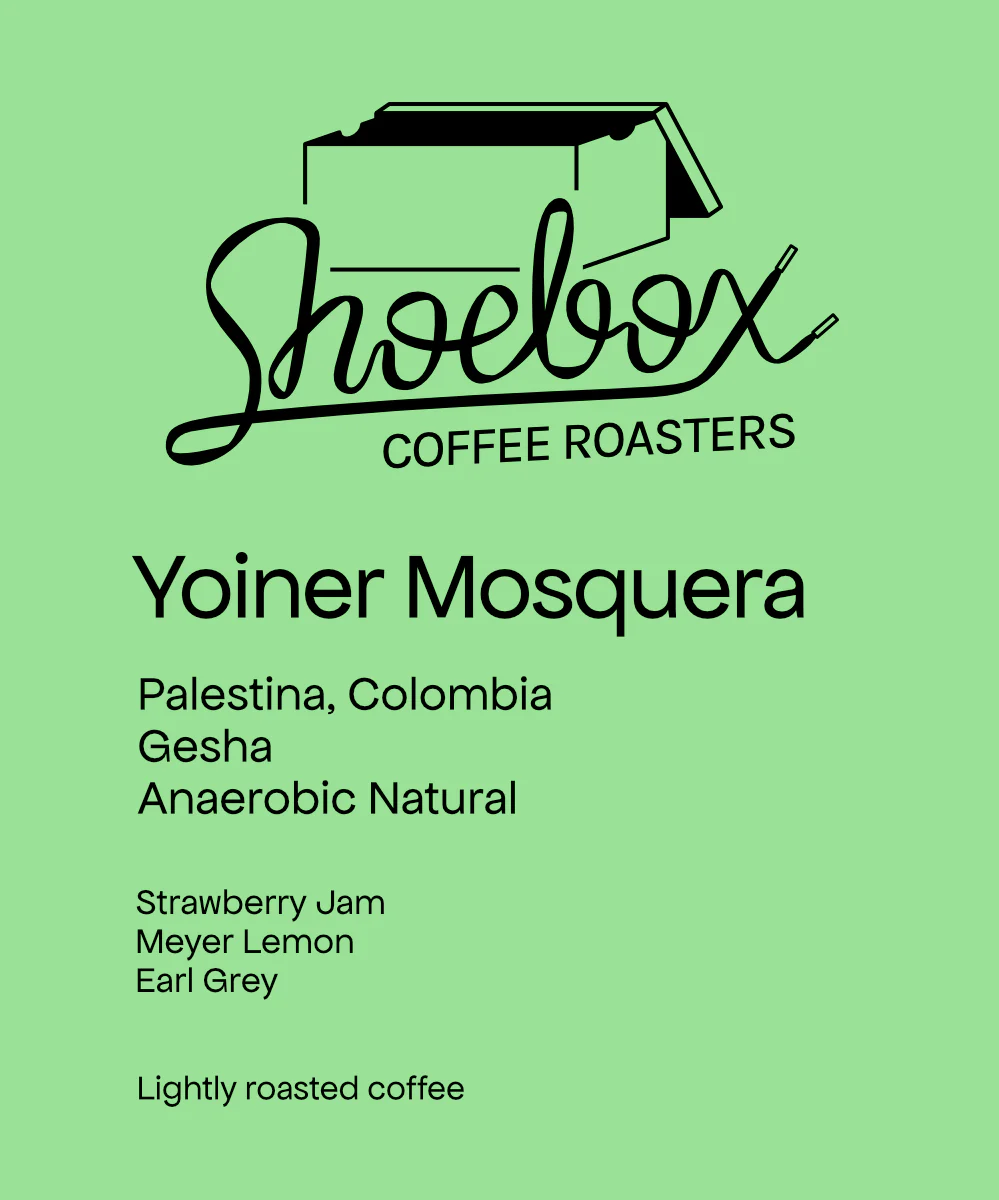 Shoebox Coffee Roasters - Yoiner Mosquera - Anaerobic Natural Gesha | Colombia