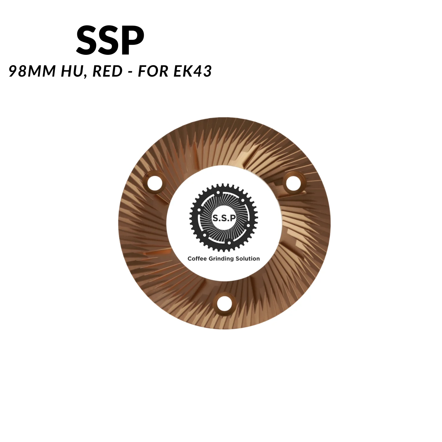 SSP High Uniformity (98mm HU, Red Speed) Burrs - For Mahlkonig EK43/EK43s