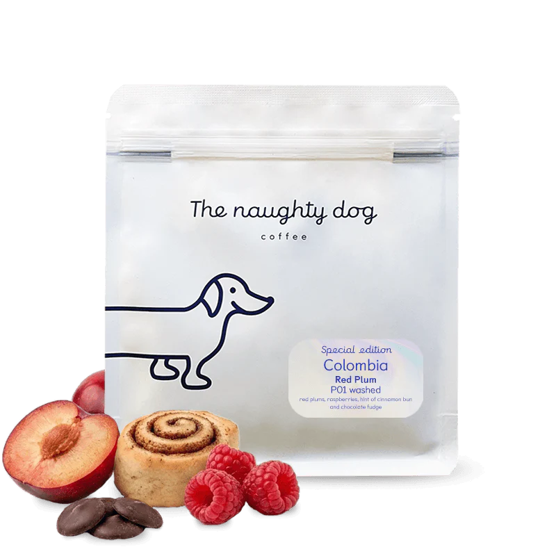The Naughty Dog - Colombia Red Plum P01 - Washed Castillo | Colombia