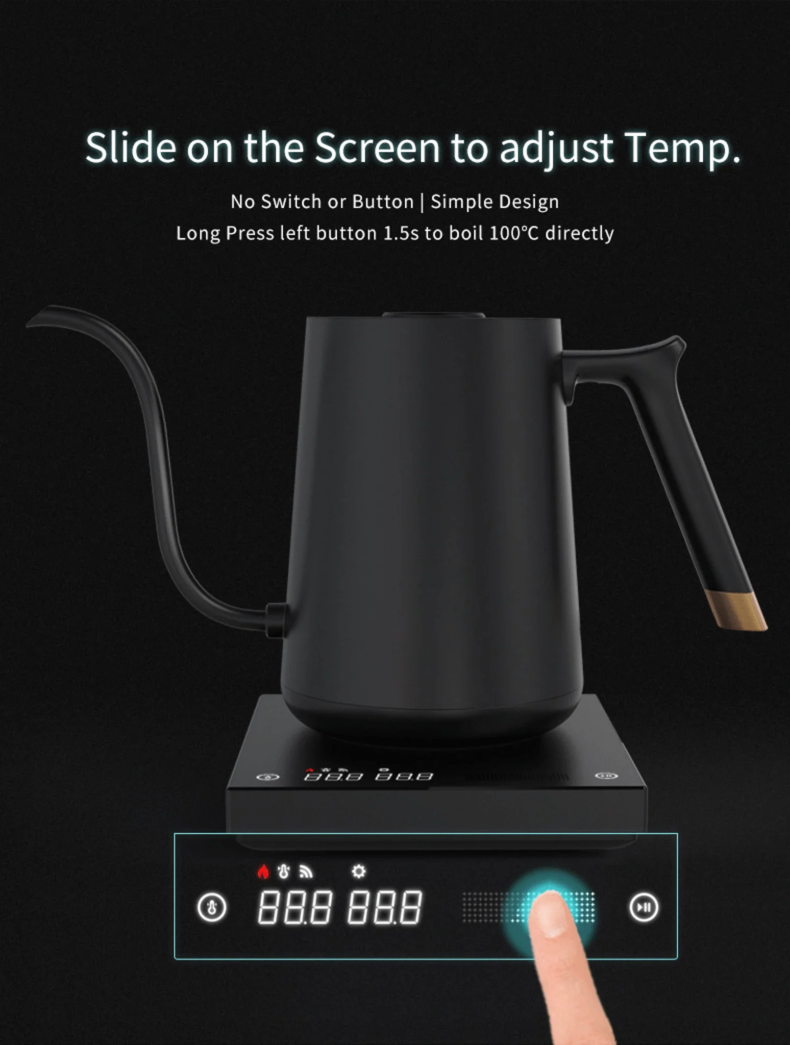 Timemore Fish Smart Pour-Over Kettle - Image 7